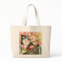 Christmas Kitten Handroll sushi bags
