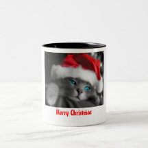 Christmas Kitten Mug