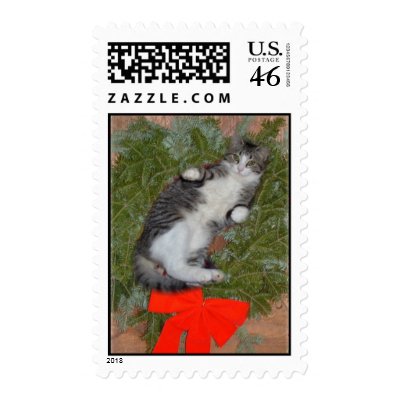 Christmas Kitten postage