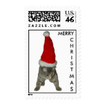 Christmas Kitten Postage Stamps