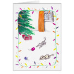 Christmas kittens card