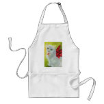 Christmas Kitty Crimson Wings Apron