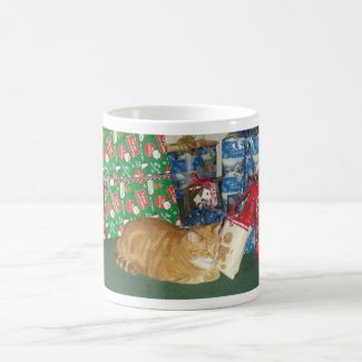 Christmas Kitty Mug