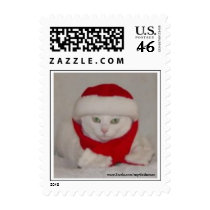 Christmas Kitty Postage postage by myrtieshuman Christmas Kitty Postage postage