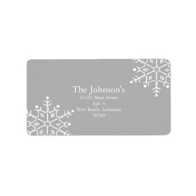 Christmas Address Label