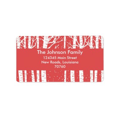 Christmas Custom Address Label