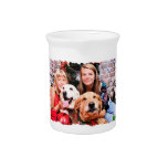 Christmas - Labrador Ally - Golden Wrigley Beverage Pitchers