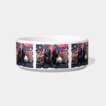 Christmas - Labrador - Banjo and Boomer Pet Food Bowls
