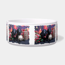 Christmas - Labrador - Banjo and Boomer Pet Food Bowl