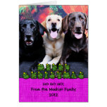 Christmas - Labrador - Dude Jag and Mocha Card