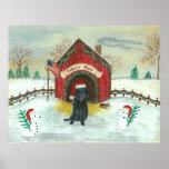 Christmas Labrador Posters
