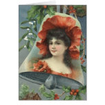 Christmas Lady with Hat