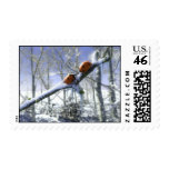 Christmas ladybirds stamp