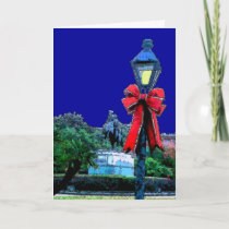 Christmas Lamp in Jackson Square cards