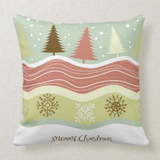 Christmas Landscape Pillow