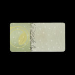 Christmas Leaf Swirls Return Address Labels -