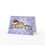 Christmas Leopard Gecko Cards