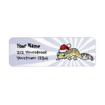 Christmas Leopard Gecko Custom Return Address Label