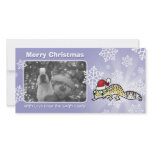 Christmas Leopard Gecko Personalized Photo Card