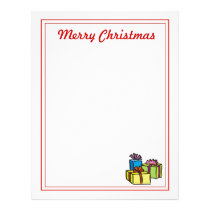 Christmas Letter Paper - Merry Christmas Gifts letterhead