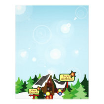 Christmas Letter Paper - North Pole Design letterhead