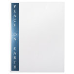 Christmas Letter Paper - Peace on Earth Design