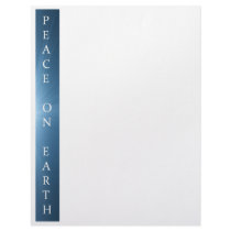 Christmas Letter Paper - Peace on Earth Design letterhead by ChristmasLetterPaper Christmas Letter Paper - Peace on Earth Design letterhead
