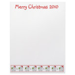 Christmas Letter Paper: Snowman Merry Christmas letterhead