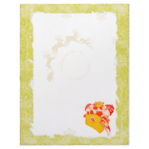 Christmas Letterhead Mustard letterhead