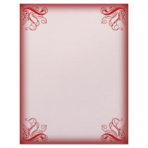Christmas Letterhead Red by Boehm_graphics Christmas Letterhead Red