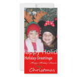 Christmas letters Photo Card