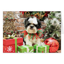 Christmas - Lhasa Apso - Parker Cards