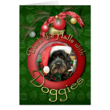 Christmas - Lhasa Apso - Pixie Greeting Card