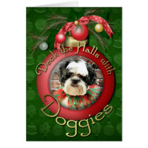 Christmas - Lhasa Apso X - Parker Cards