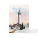 Christmas Light Christmas Blank card