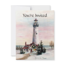 Christmas Light Invitation