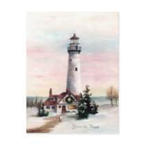 Christmas Light Postcard