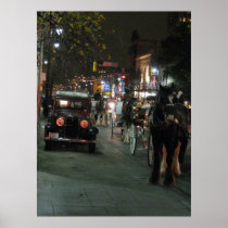 Christmas Lights 2008 - Downtown Poster