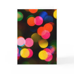 Christmas Lights Abstract Greeting Card