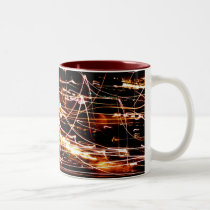 Christmas Lights Abstract mugs