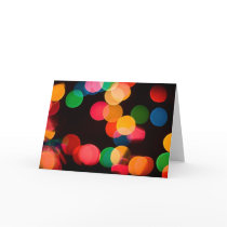 Christmas Lights Greeting Cards