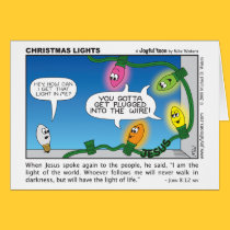 Christmas Lights Card cards