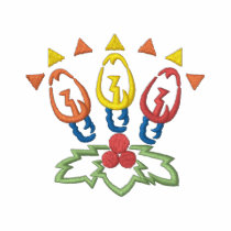 Christmas Lights embroidered shirts