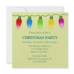 Christmas lights Holiday Invitation