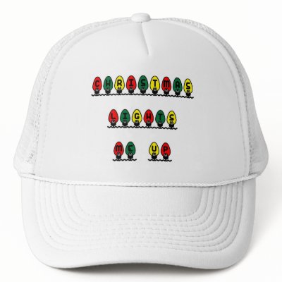 Christmas Lights Me Up Trucker Hats by lifeisahighway