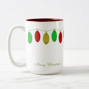 Christmas Lights Merry Christmas Mug mug