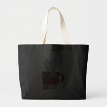 christmas lights mouse in cup bag