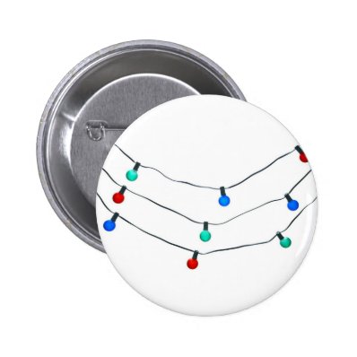 Christmas lights pin