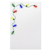 Christmas Lights Stationery