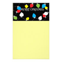 Christmas Lights Stationery stationery